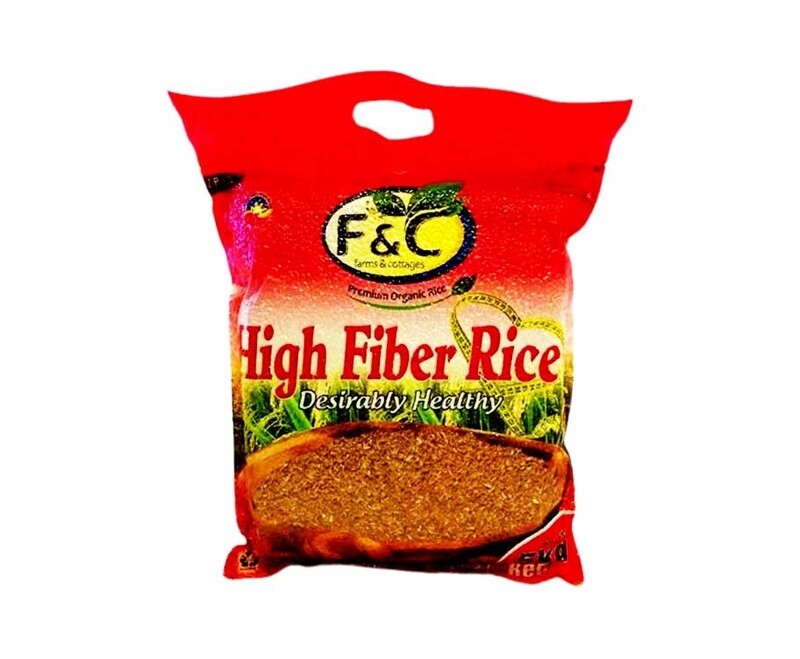 F&amp;C Premium Organic High Fiber Rice Red 5kg