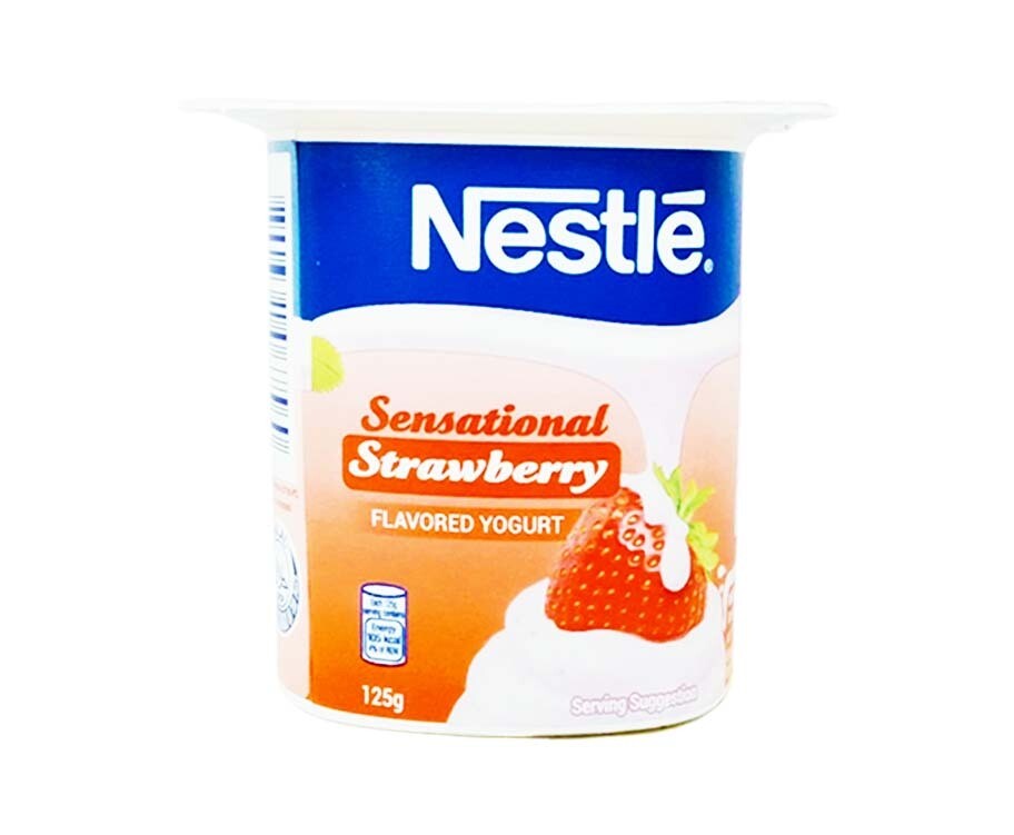 Nestlé Sensational Strawberry Flavored Yogurt 125g