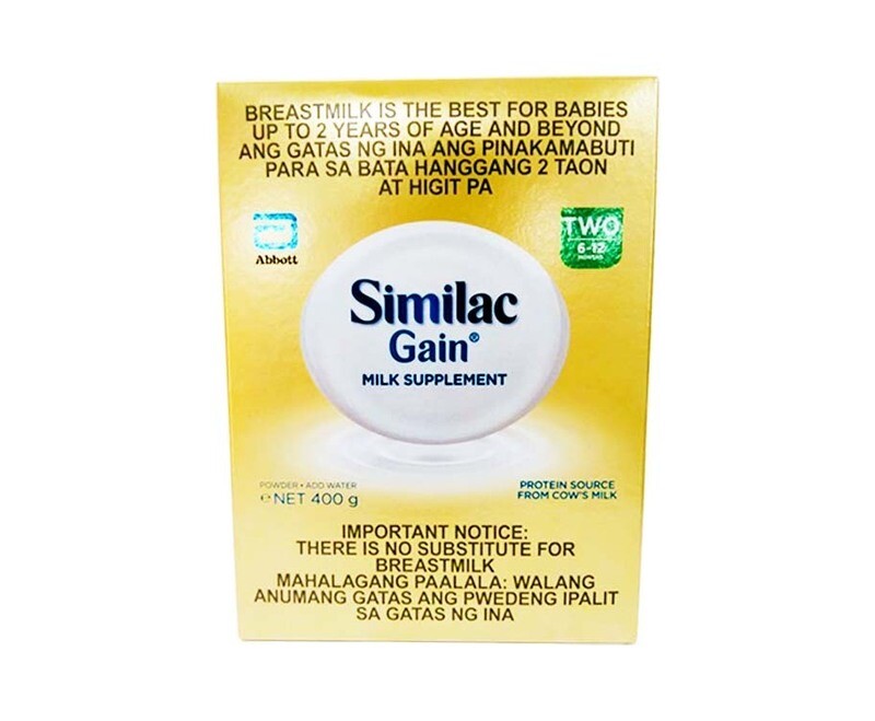 Abbott Similac Gain Milk Supplement Two 6-12 Months 400g