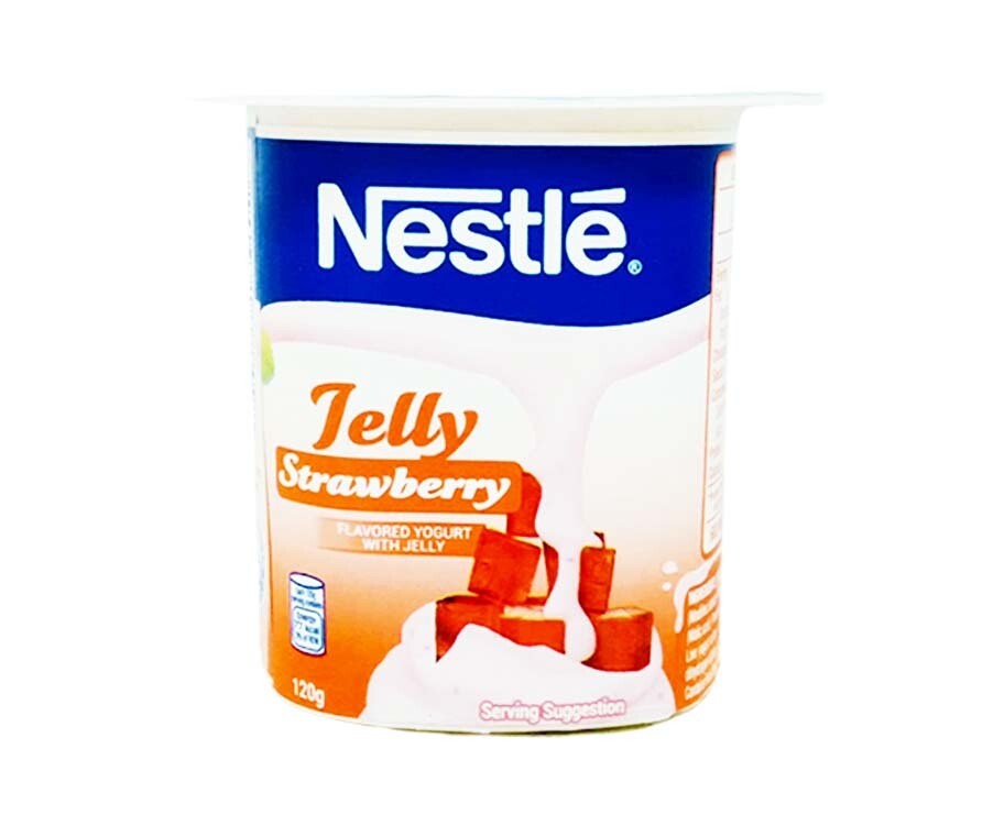 Nestlé Jelly Strawberry Flavored Yogurt with Jelly 120g