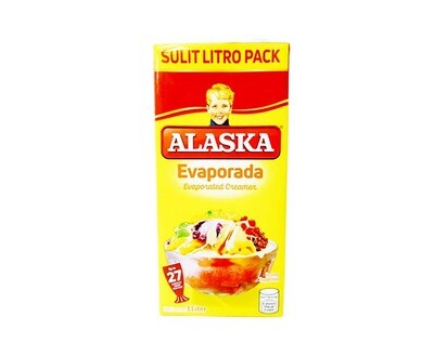 Alaska Evaporada Evaporated Creamer 1L