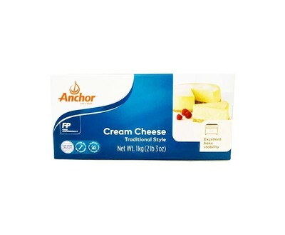 Anchor Cream Cheese Traditional Style 1kg (2lb 3oz)
