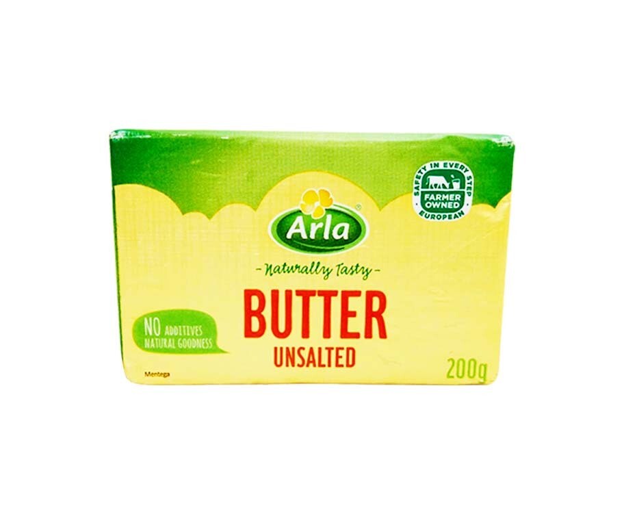 Arla Naturally Tasty Butter Unsalted 200g
