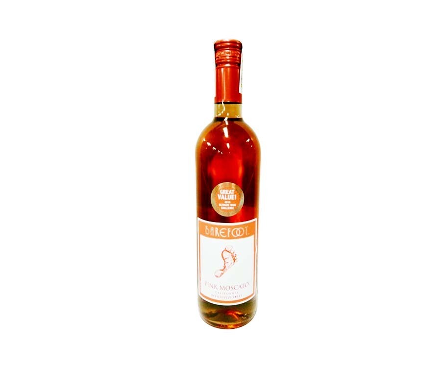 Barefoot Pink Moscato California 750mL