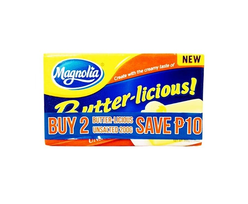 Magnolia Butter-licious Unsalted (2 Packs x 200g)