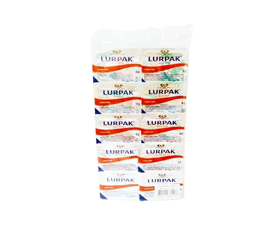 Lurpak Butter Unsalted (10 Packs x 8g)