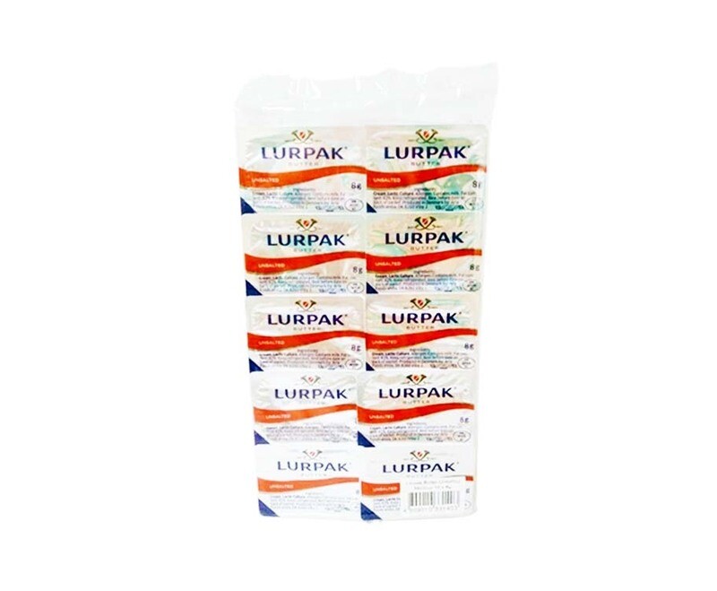 Lurpak Butter Unsalted (10 Packs x 8g)