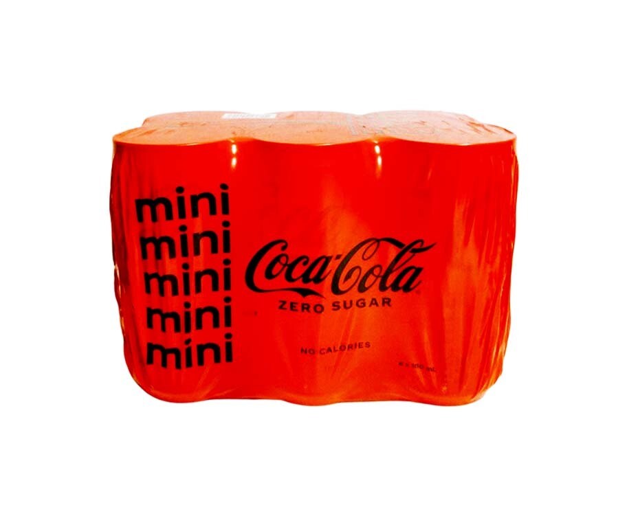 Coca-Cola Zero Sugar No Calories Mini (6 Packs x 180mL)
