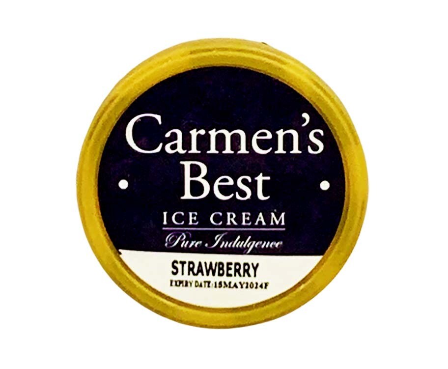 Carmen’s Best Organic Ice Cream Pure Indulgence Strawberry 115mL