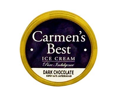 Carmen’s Best Organic Ice Cream Pure Indulgence Dark Chocolate 115mL