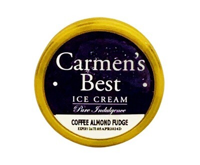 Carmen’s Best Organic Ice Cream Pure Indulgence Coffee Almond Fudge 115mL