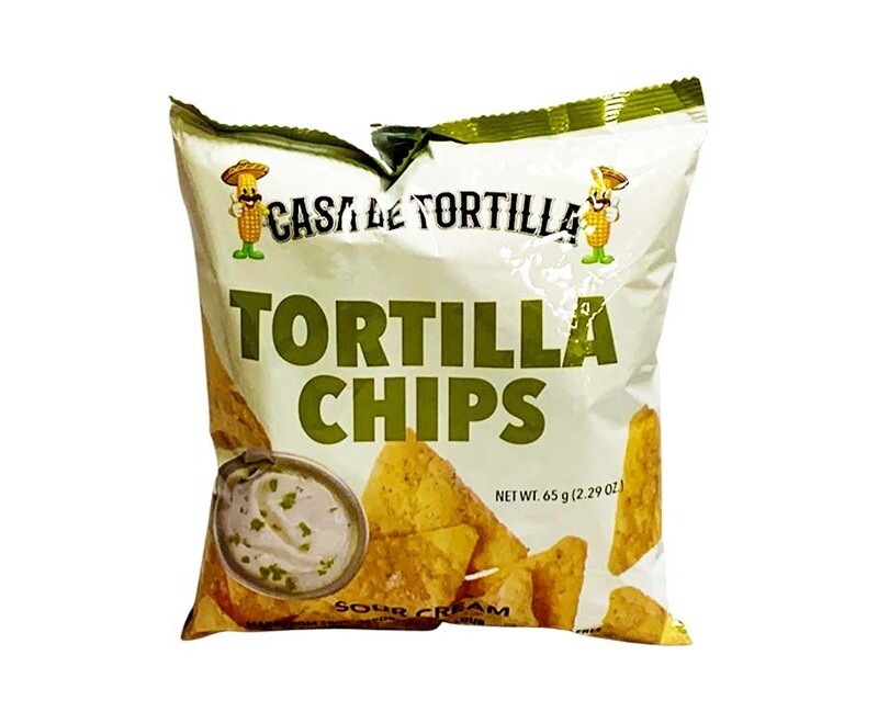 Casa de Tortilla Chips Sour Cream Flavor 65g
