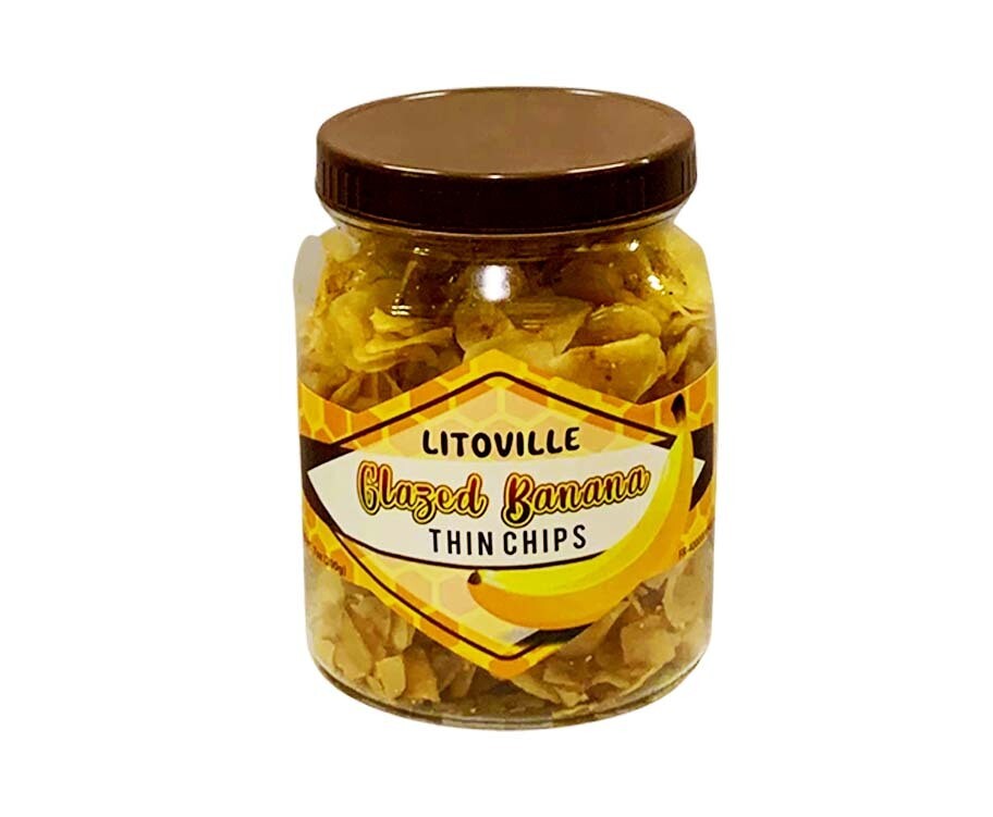 Lito Ville Glazed Banana Thin Chips 200g