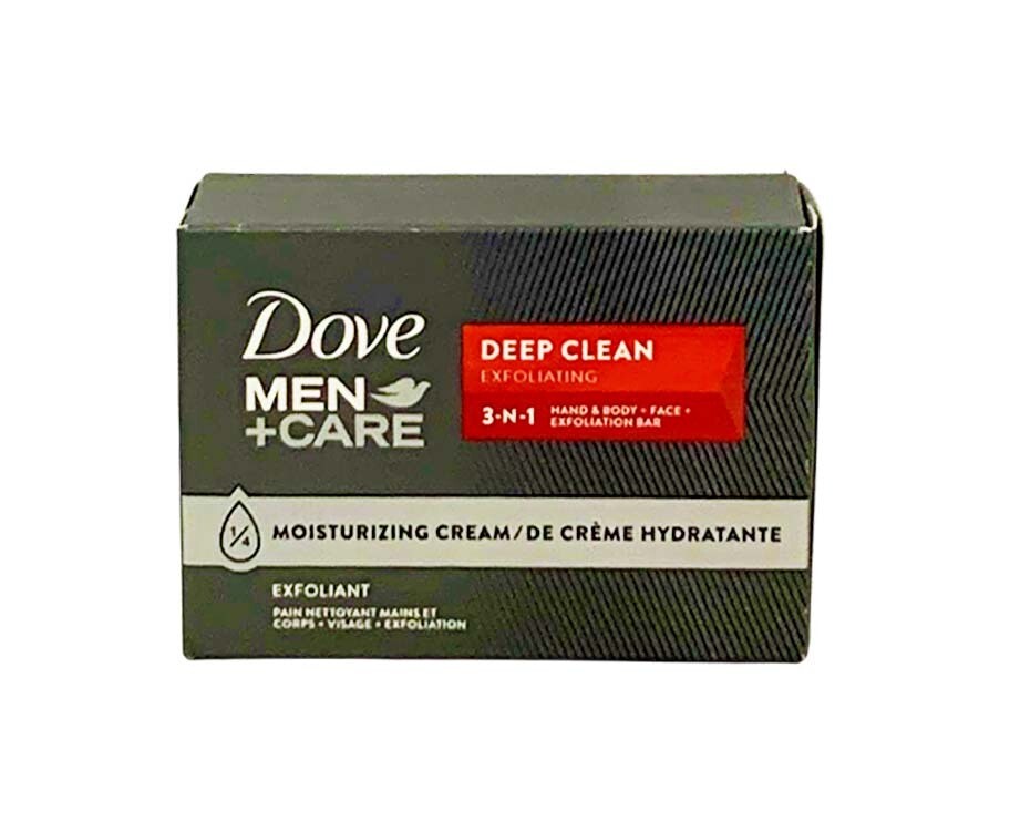 Dove Men+Care Deep Clean Exfoliating Moisturizing Cream Bar