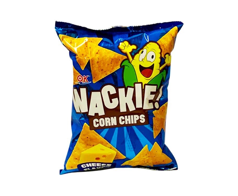 OK Wackie! Corn Chips Cheese Flavor 100g