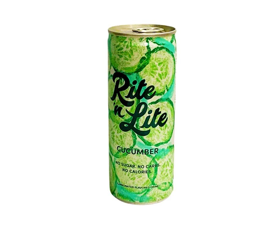 Rite 'n Lite Cucumber No Sugar No Carbs No Calories Carbonated Flavored ...