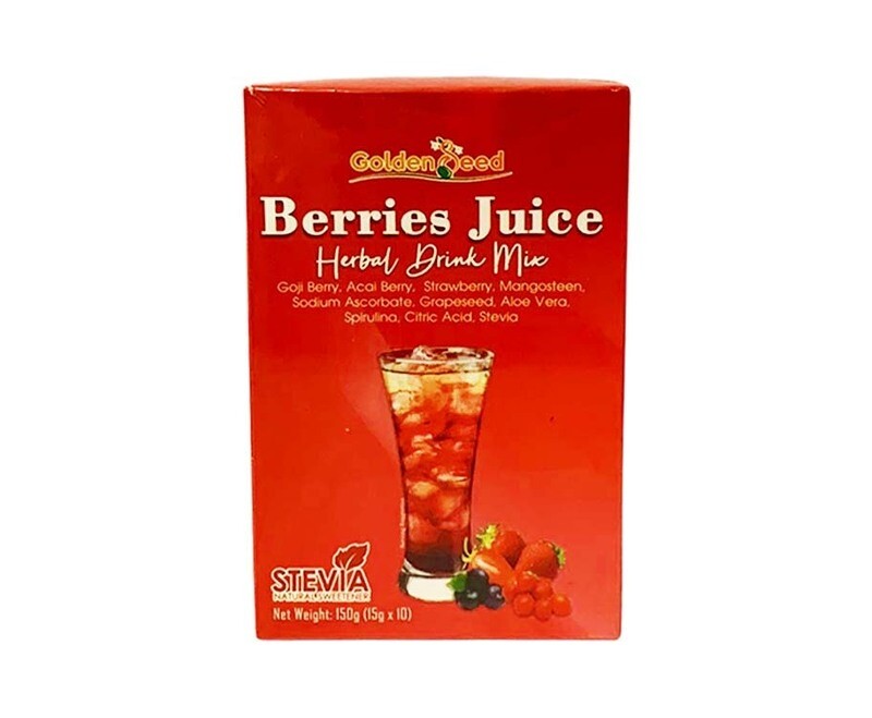 Golden Seed Berries Juice Herbal Drink Mix (10 Packs x 15g) 150g
