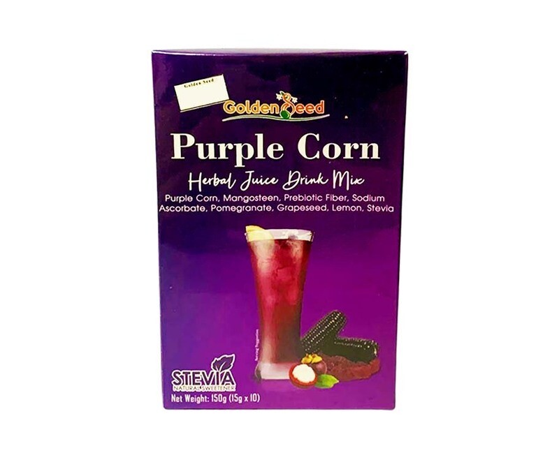 Golden Seed Purple Corn Herbal Juice Drink Mix (10 Packs x 15g) 150g