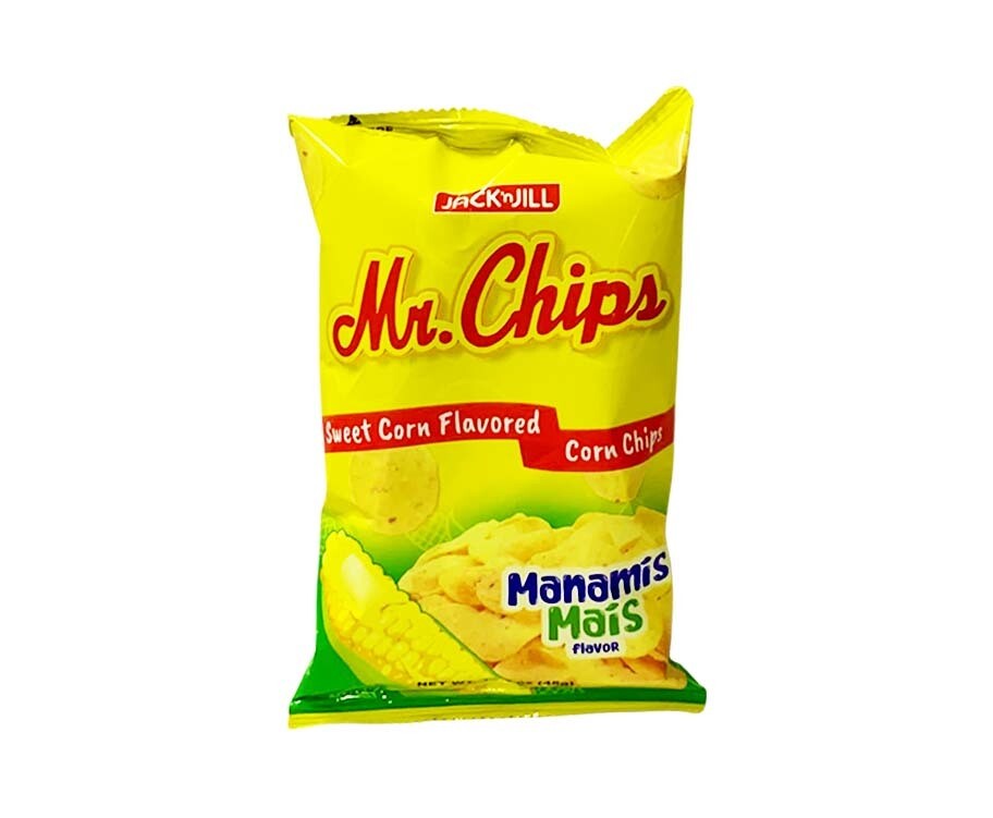 Mr. Chips Sweet Corn Flavored Corn Chips Manamis Mais Flavor 45g