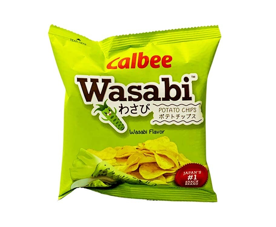 Calbee Wasabi Flavor Potato Chips 28g