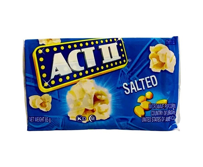 Act II Salted Flavour Microwave Popcorn 85g