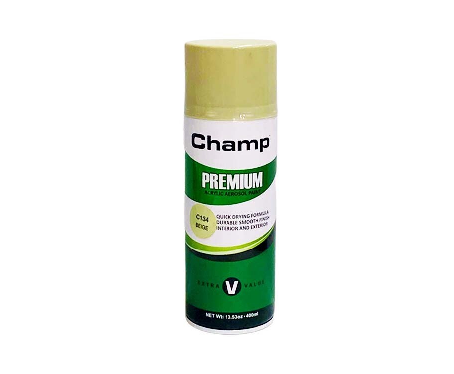 Champ Premium Acrylic Aerosol Paint C134 Beige 400mL