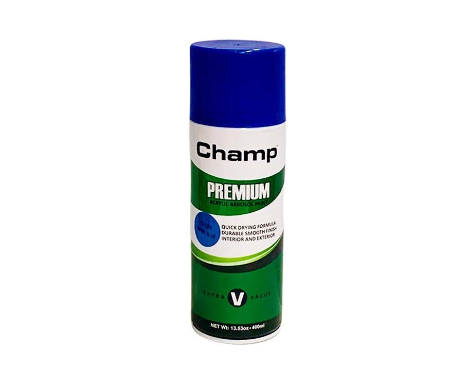 Champ Premium Acrylic Aerosol Paint C124 Royal Blue 400mL