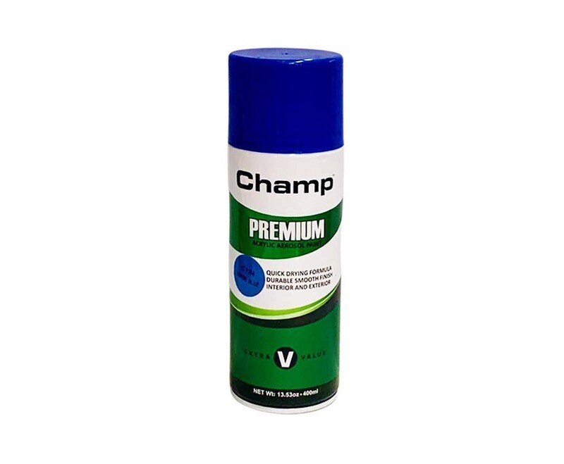 Champ Premium Acrylic Aerosol Paint C124 Royal Blue 400mL