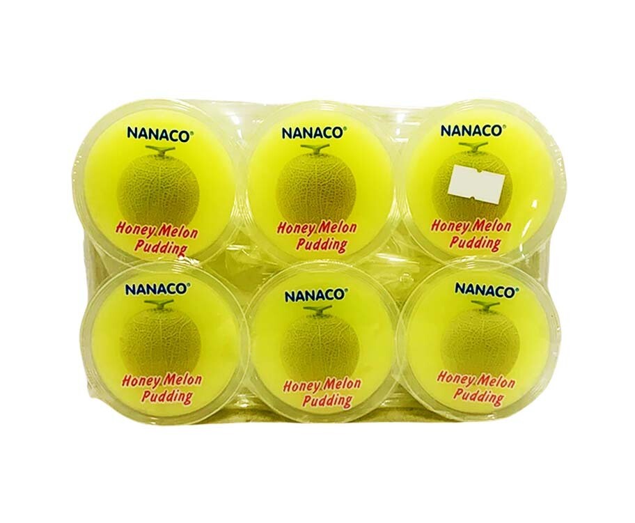 Nanaco Honey Melon Pudding (6 Packs x 80g)