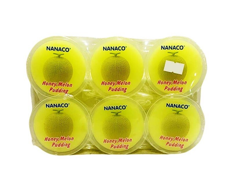 Nanaco Honey Melon Pudding (6 Packs x 80g)