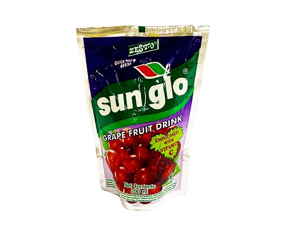 Zest-O Sunglo Grape Fruit Drink 200mL