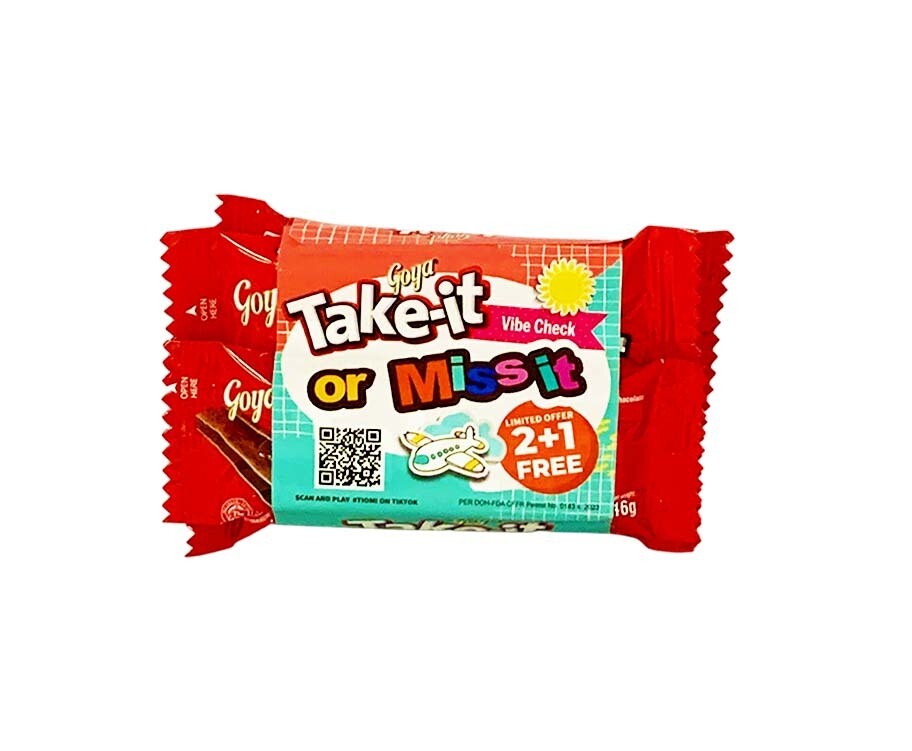 Goya Take It Milk Chocolate (2 Packs x 35g) + Goya Take It Milk Chocolate 16g