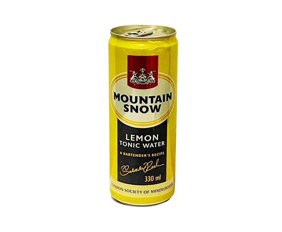 Mountain Snow Lemon Tonic Water 330mL