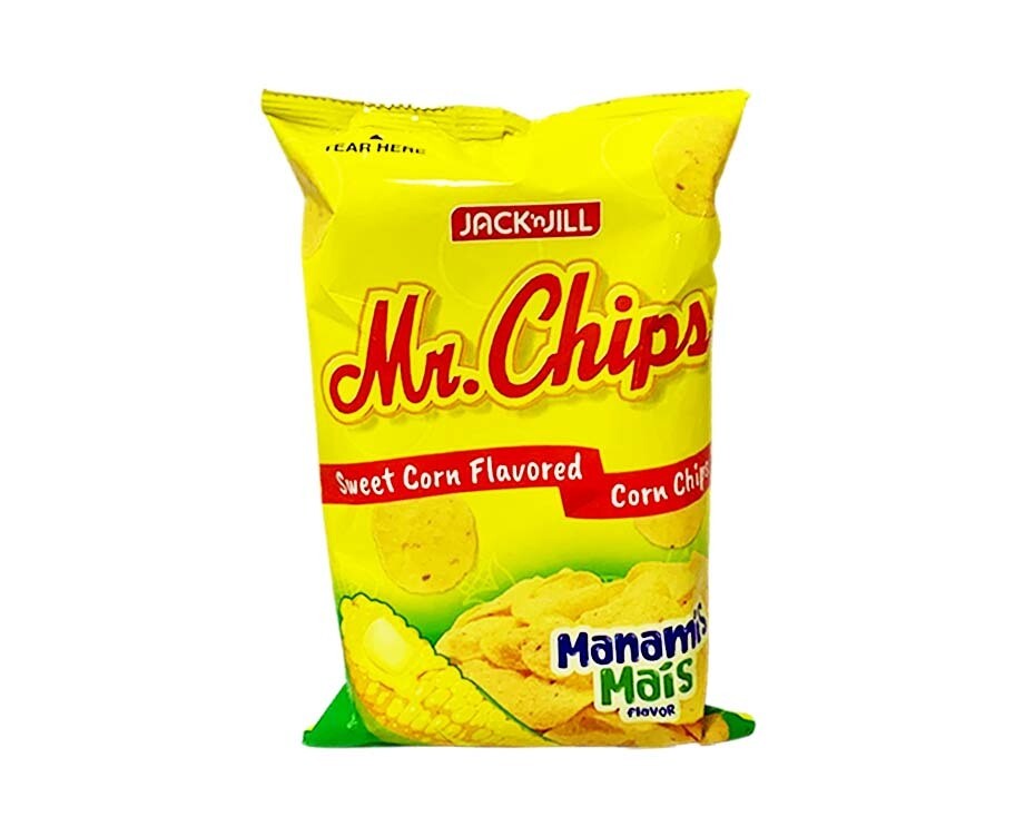 Jack &#39;n Jill Mr. Chips Sweet Corn Flavored Corn Chips Manamis Mais Flavor 110g