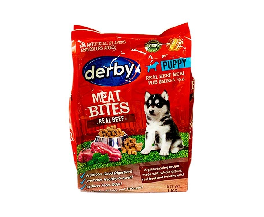 Derby Puppy Meat Bites Real Beef 1kg