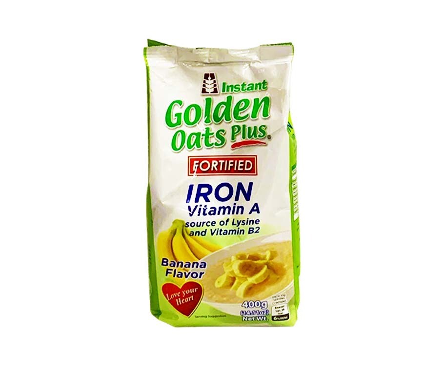 Instant Golden Oats Plus Fortified Iron Vitamin A Banana Flavor 400g