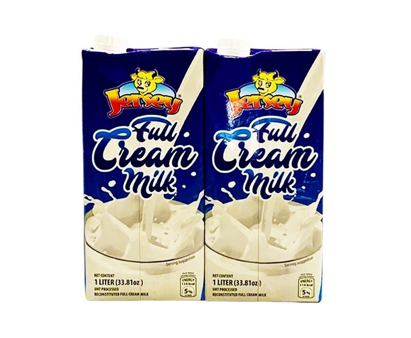 Jersey Full Cream Milk (2 Packs x 1L)