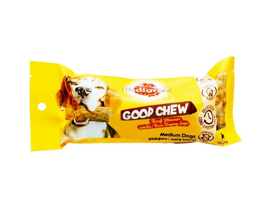 Pedigree Good Chew Beef Flavour Medium Dogs 83g