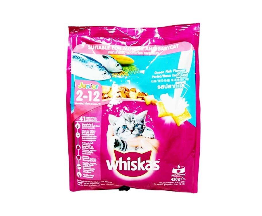 Whiskas Junior 212 Months Ocean Fish Flavour 450g