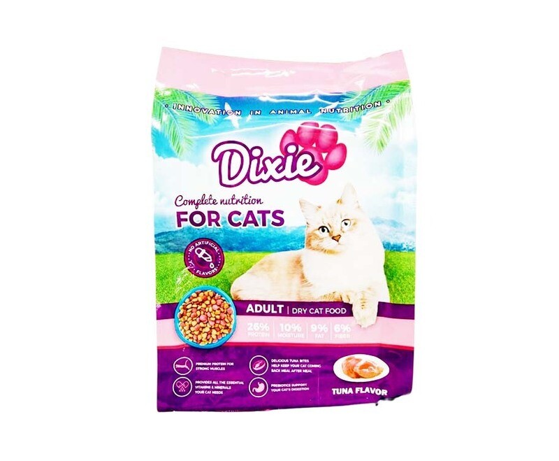 Dixie Adult Dry Cat Food Tuna Flavor 1kg