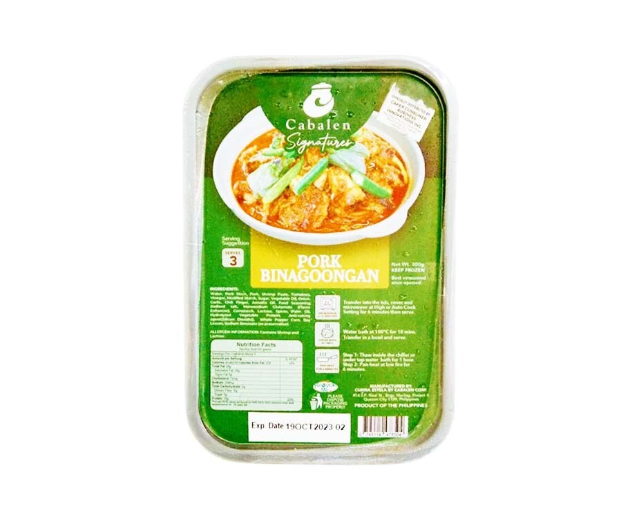 Cabalen Signatures Pork Binagoongan 300g
