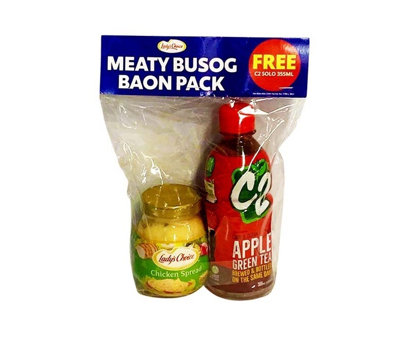 Lady’s Choice Chicken Spread 220mL + Free C2 Apple Green Tea Solo 355mL