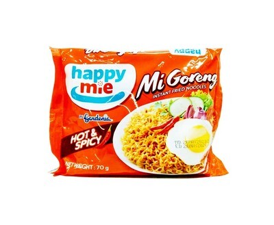 Happy Mie by Gardenia Mi Goreng Instant Fried Noodles Hot & Spicy 70g