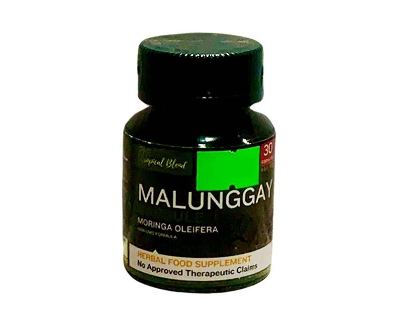 Tropical Blend Malunggay (Moringa Oleifera) Herbal Food Supplement 30 Capsules