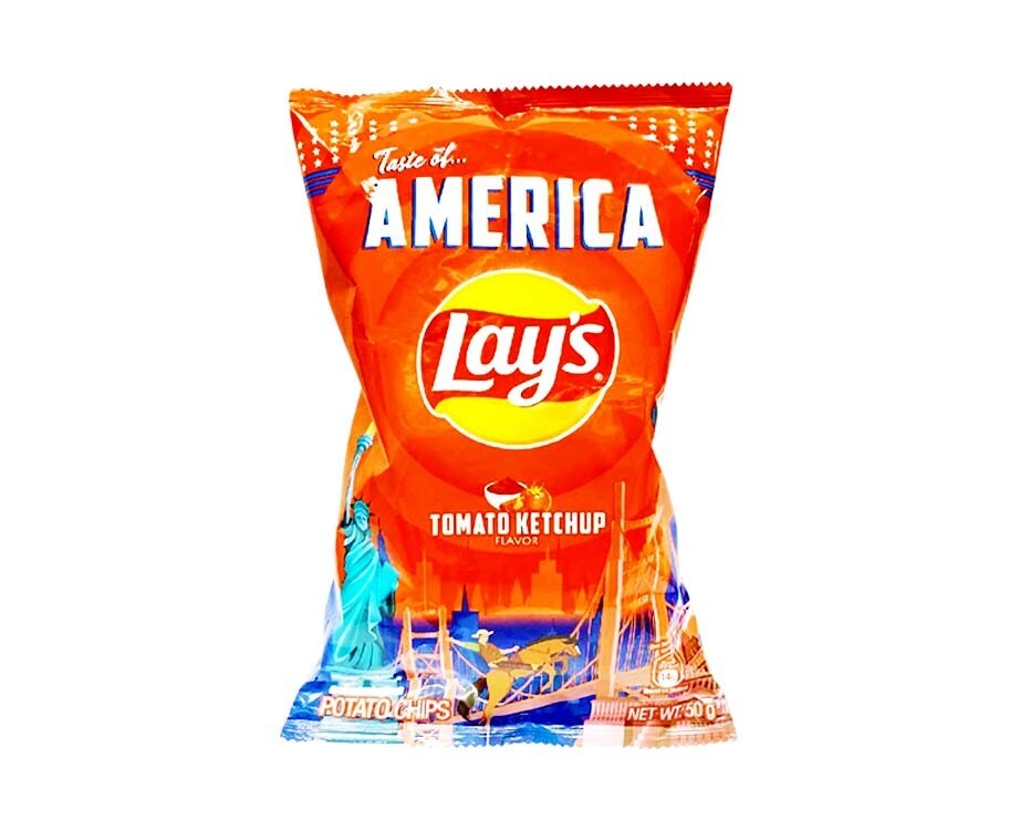 Lay&#39;s America Tomato Ketchup Potato Chips 50g