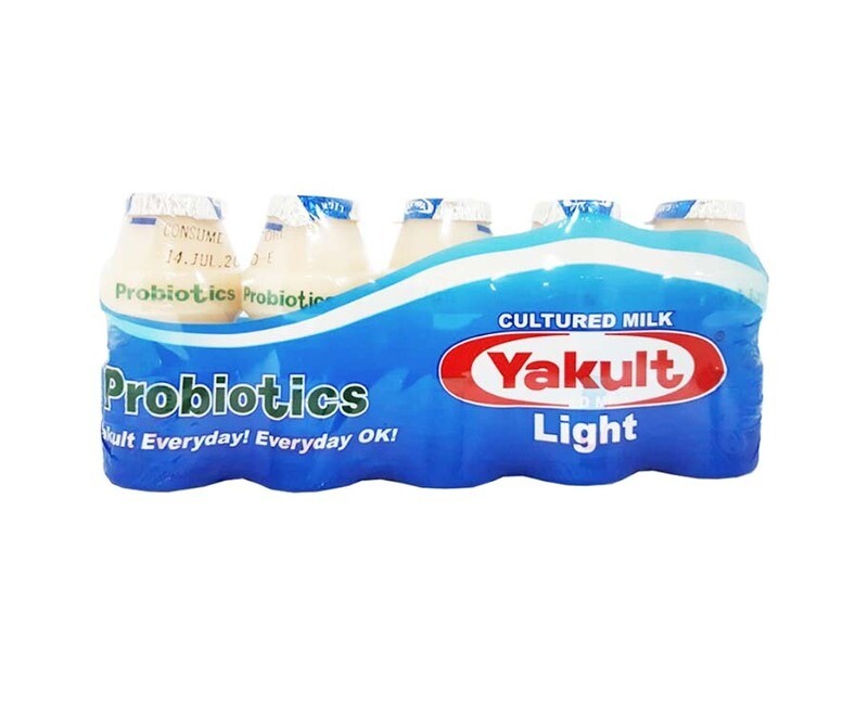 Yakult Probiotics Light Cultured Milk (5 Packs x 80g)