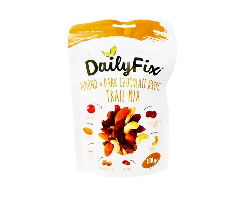 Daily Fix Almond &amp; Dark Chocolate Deluxe Trail Mix 100g