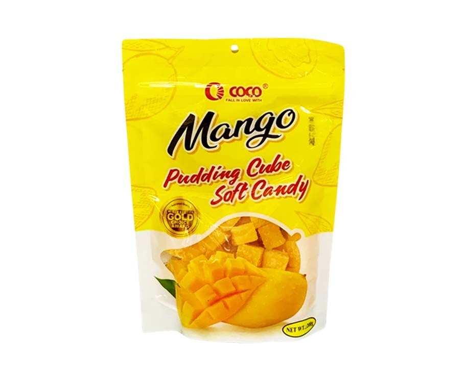 Coco Mango Pudding Cube Soft Candy 200g