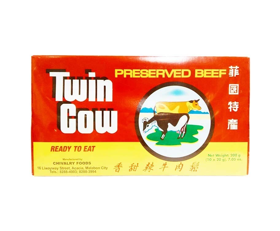 Twin Cow Preserved Beef Ready To Eat 200g