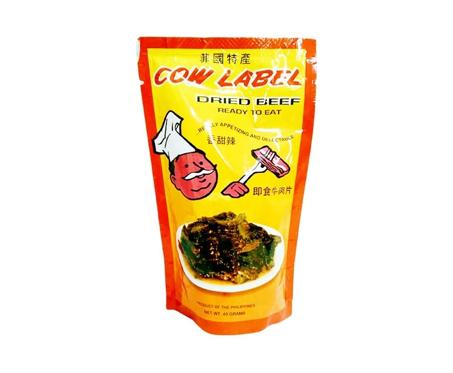 Cow Label Dried Beef Ready To Eat 40g